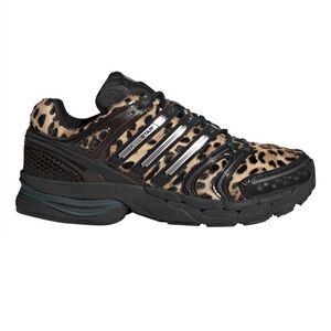 Adidas Womens/Ladies Adistar Control 5 Leopard Print Shoes / Ivy/Black